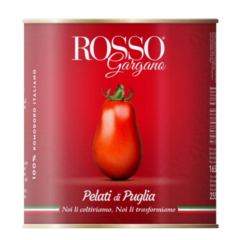 ROSSO GARGANO Pomidory Pelati Włoskie 2,55kg Puszka