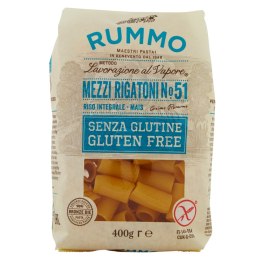 RUMMO MEZZI RIGATONI n.51 Włoski Makaron Rurki 400g BEZGLUTENOWY