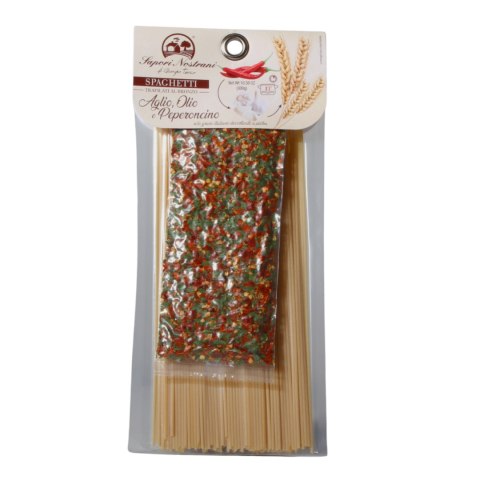SAPORI NOSTRANI Makaron SPAGHETTI 250g + Aglio Olio Peperoncino 50g