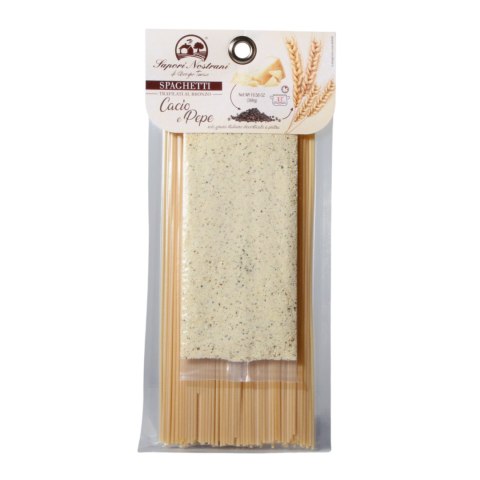 SAPORI NOSTRANI Makaron SPAGHETTI 250g Przyprawa Cacio e Pepe 50g