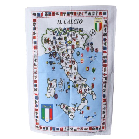 ŚCIERKA KUCHENNA 100% Bawełna 87x59cm Kluby Piłkarskie Włochy