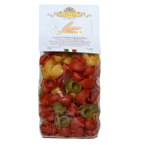 SPECIALE ITALIA Włoski MAKARON Tricolore LUMACONI 500g