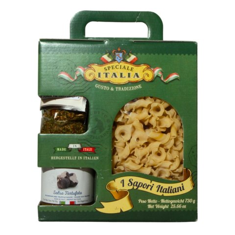 SPECIALE ITALIA ZESTAW Makaron Przyprawa Sos Truflowy PREZENT 730g