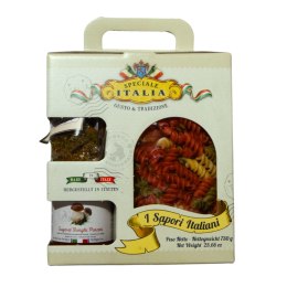 SPECIALE ITALIA ZESTAW Makaron Przyprawa Sos z Borowików PREZENT 730g