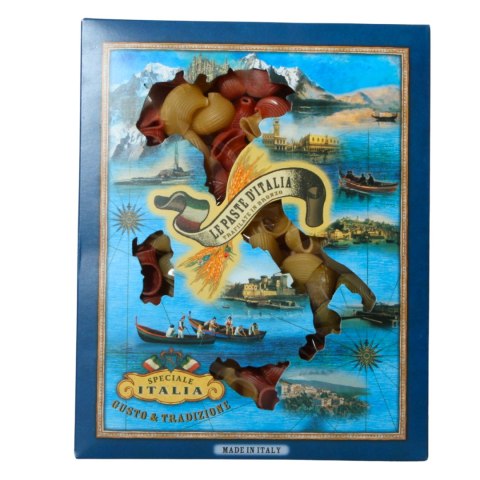 SPECIALE ITALIA ZESTAW Włoski MAKARON Tricolore LUMACONI 3x250g