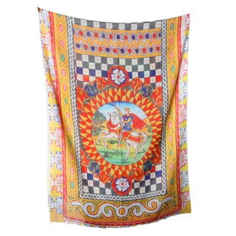 Szal Chusta Apaszka Na Lato 180x72cm Włochy