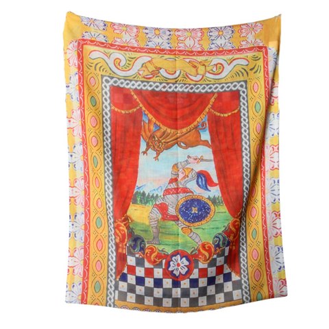 Szal Chusta Apaszka Na Lato 180x72cm Włochy