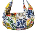 TORBA Bawełniana Zakupy Plaża Wzór Włochy 65x40cm