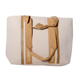 TORBA TOREBKA DAMSKA SHOPPER Beżowa 45x30cm Tote Bag Włochy
