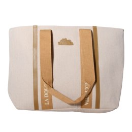 TORBA TOREBKA DAMSKA SHOPPER Beżowa 45x30cm Tote Bag Włochy