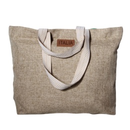 TORBA TOREBKA DAMSKA SHOPPER Duża Beżowa 57x41cm ITALIA