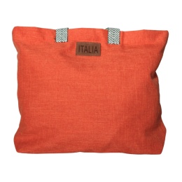 TORBA TOREBKA DAMSKA SHOPPER Duża Pomarańczowa 57x41cm ITALIA