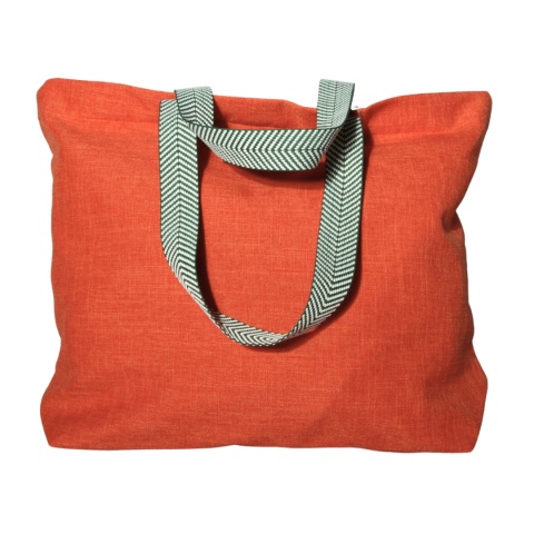 TORBA TOREBKA DAMSKA SHOPPER Duża Pomarańczowa 57x41cm ITALIA