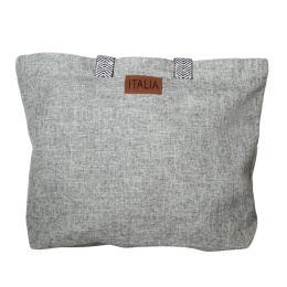 TORBA TOREBKA DAMSKA SHOPPER Duża Szara 57x41cm ITALIA