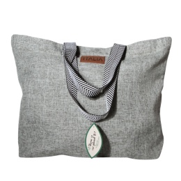 TORBA TOREBKA DAMSKA SHOPPER Duża Szara 57x41cm ITALIA