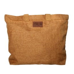 TORBA TOREBKA DAMSKA SHOPPER Duża Żółta 57x41cm ITALIA