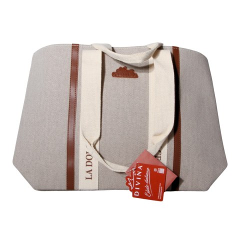 TORBA TOREBKA DAMSKA SHOPPER Szara 45x30cm Tote Bag Włochy