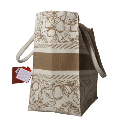TORBA TOREBKA DAMSKA SHOPPER w Cytrynki Plażowa Beżowa Duża 41x35cm