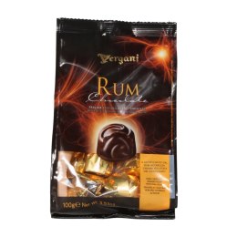 VERGANI RUM Włoskie Praliny z Gorzkiej Czekolady 100g