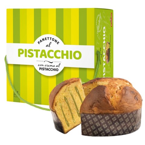 ALBERTENGO PANETTONE PISTACCHIO Włoska Babka Pistacjowa Box 1kg