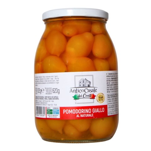 ANTICO CASALE POMIDORY KOKTAJLOWE Żółte Całe Włochy 925g
