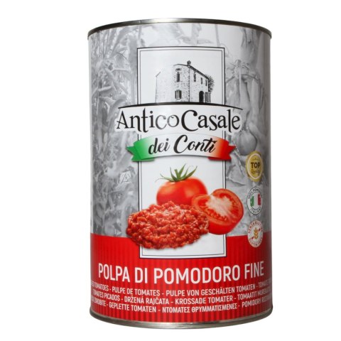 ANTICO CASALE POMIDORY PULPA Drobno Krojone Puszka Włochy 4,05kg