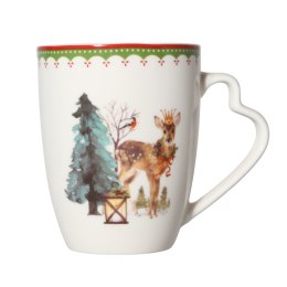 ARCA KUBEK ŚWIĄTECZNY Prezent 280ml Porcelana Wzór 12