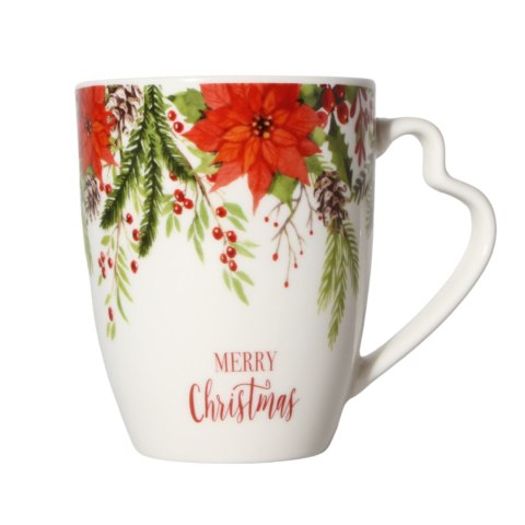 ARCA KUBEK ŚWIĄTECZNY Prezent 280ml Porcelana Wzór 5