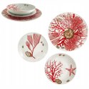 ARCA Komplet Zestaw Obiadowy Coral 3 el. 1 osoba Porcelana