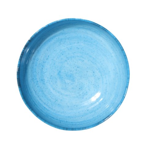 ARCA PEPPER Niebieski Talerz Głęboki 20cm Melamina