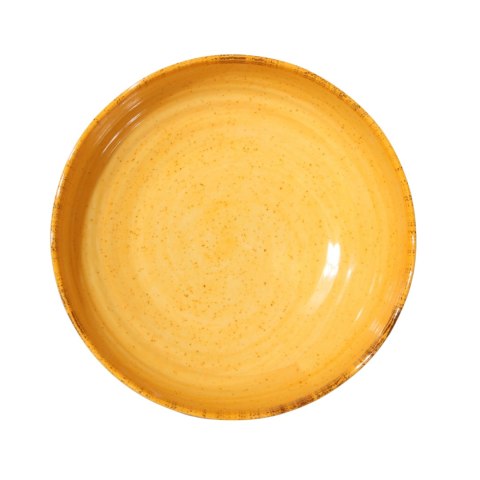 ARCA PEPPER Żółty Talerz Głęboki 20cm Melamina