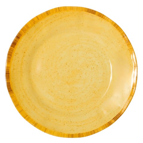 ARCA PEPPER Żółty Talerz Obiadowy 28cm Melamina