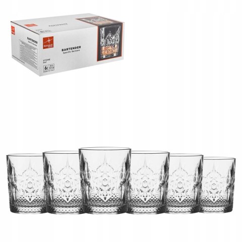ARCA SZKLANKI Bormioli Rocco Whisky Do Napojów Wody 390ml - 6szt.