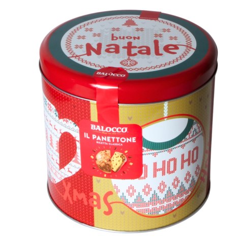 BALOCCO PANETTONE Heloo, Winter włoskie ciasto tort w puszce 750g