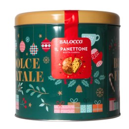BALOCCO PANETTONE Włoska Babka w Puszce Buone Feste Ciasto 750g