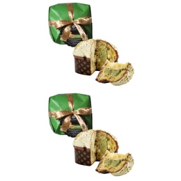BRONTEDOLCI PANETTONE z Kremem Pistacjowym Babka 750g + DRUGA SZT GRATIS