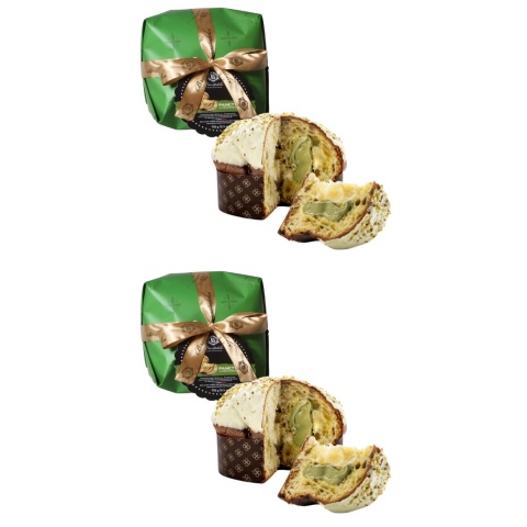 BRONTEDOLCI PANETTONE z Kremem Pistacjowym Babka 750g + DRUGA SZT GRATIS