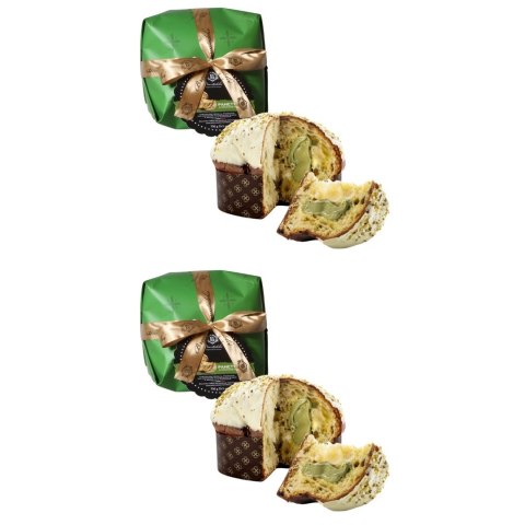 BRONTEDOLCI PANETTONE z Kremem Pistacjowym Babka 750g + DRUGA SZT GRATIS