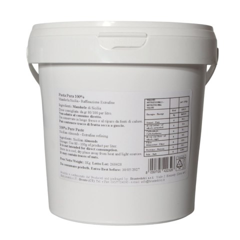 BRONTEDOLCI PASTA PURA MIGDAŁOWA 100% Włochy 1kg