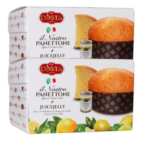 COSTA DOLCI PANETTONE 410g + Galaretka Cytrynowa 90g + DRUGA SZT GRATIS
