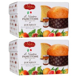 COSTA DOLCI PANETTONE 410g + Galaretka z Pomarańczy 90g + DRUGA SZT GRATIS
