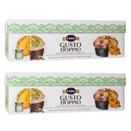 COSTA DOLCI PANETTONE Pistacjowe + Krem + Panettone 1kg + DRUGA SZT GRATIS