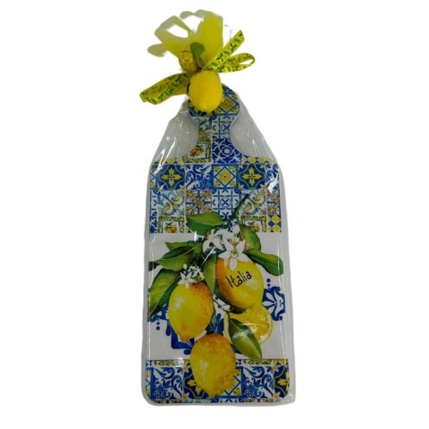 Deska do krojenia ceramiczna blu + mydełko 25g cyt