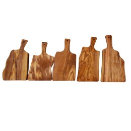 Deska z drewna oliwnego do krojenia serwowania 27x15 cm