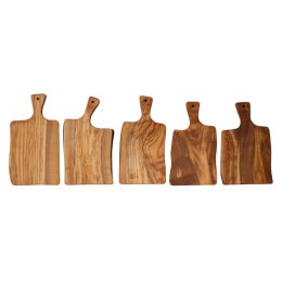 Deska z drewna oliwnego do krojenia serwowania 27x15 cm