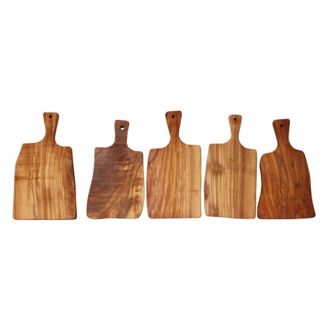 Deska z drewna oliwnego do krojenia serwowania 27x15 cm