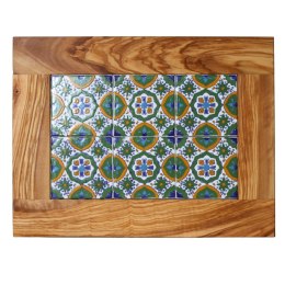 Deska z drewna oliwnego do krojenia serwowania wzór 4 42X32cm