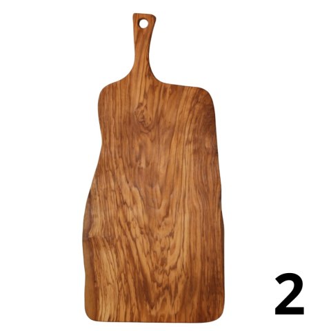 Duża deska z drewna oliwnego do krojenia serwowania