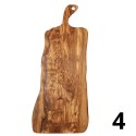 Duża deska z drewna oliwnego do krojenia serwowania