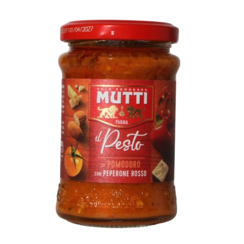 Pesto pesto z pomarańczowych pomidorów Mutti włoskie 180g